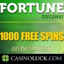 1000 freespins fortune divine casinoluck