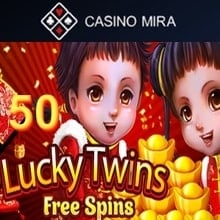 50 freespins casino mira lucky twins