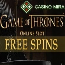 Free Spins в казино CasinoMIRA, слот Game of Thrones