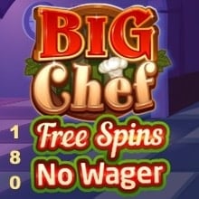 pokermira 180 freespins slot big chef