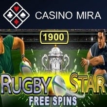 1900 Free Spins в слоте Rugby Star от CasinoMIRA